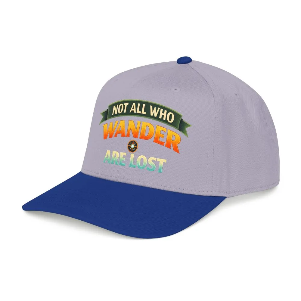 16672632482773001965_2048.jpeg Baseball Cap - "Not All Who Wander Are Lost" Design Scenic-Line