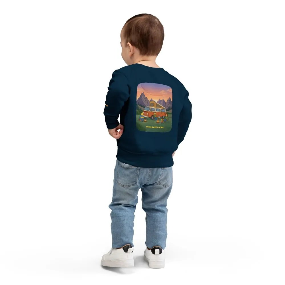 16703853036599380440_2048.jpeg Toddler Sweatshirt - "Roam Sweet Home" (Design Sitcom-Line)