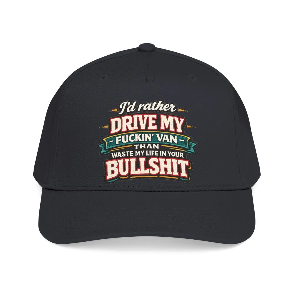 Baseball Cap - "I´d Rather Drive My Fucking Van" Design F**K-Line