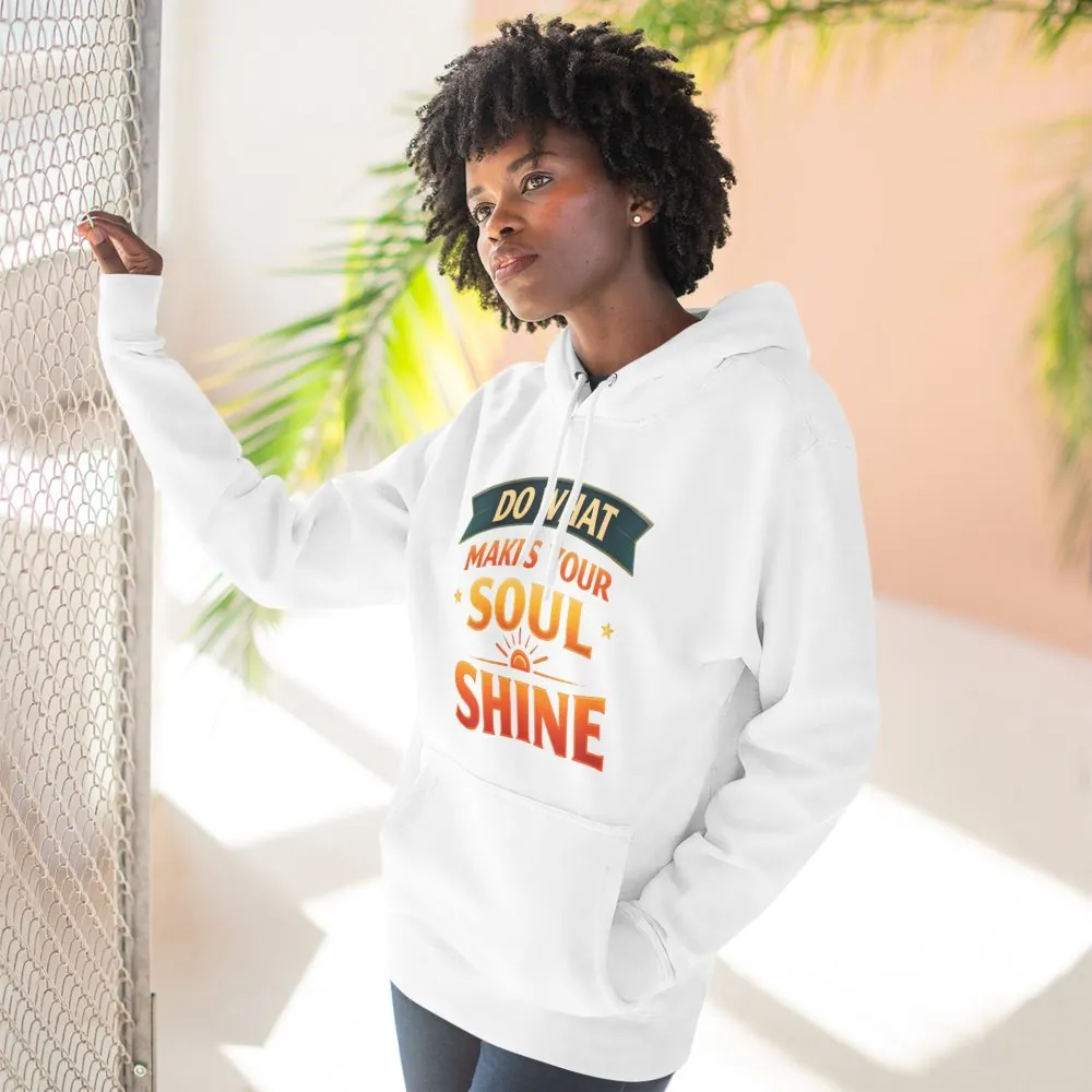 1672705130502168767_2048.jpeg Three-Panel Fleece Hoodie - "Do What Makes Your Soul Shine" Design Scenic-Line