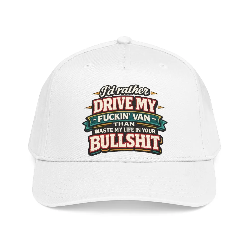 Baseball Cap - "I´d Rather Drive My Fucking Van" Design F**K-Line