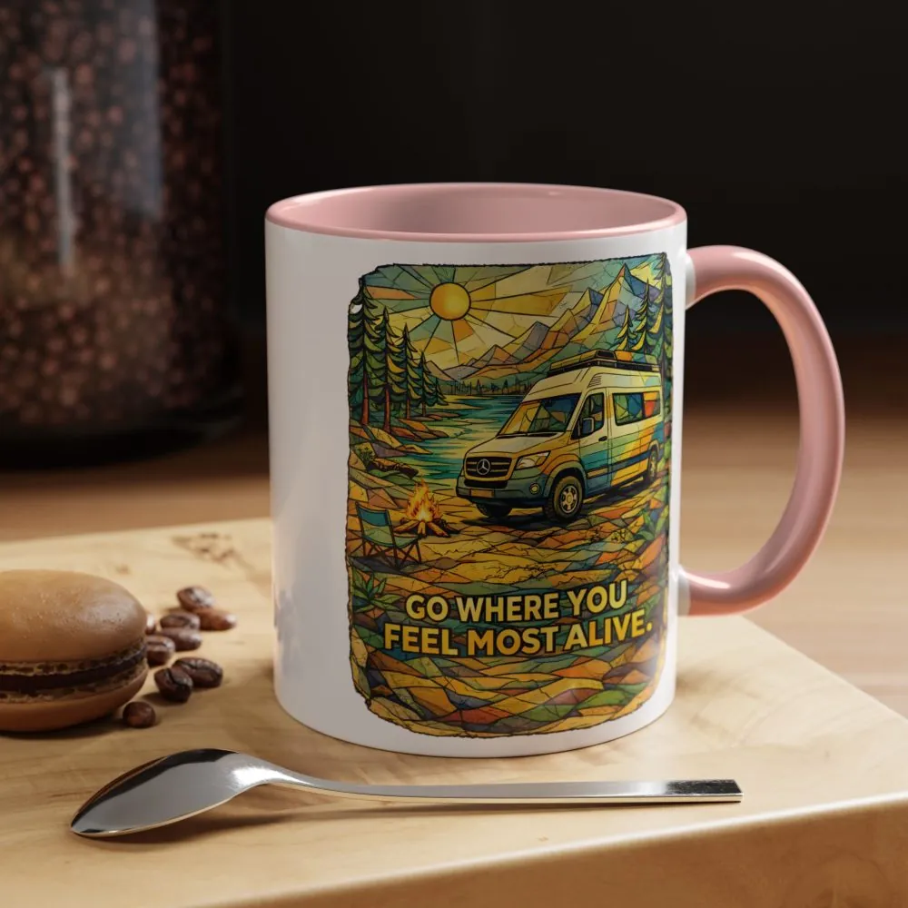 16743686646469536498_2048.jpeg Accent Coffee Mug (11, 15oz) — "Go Where You Feel Most Alive" Design Cubic-Line