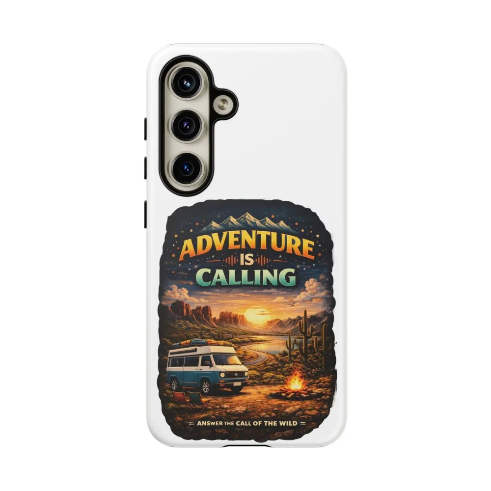 Phone Case — "Adventure Is Calling" (Design Scenic-Line)