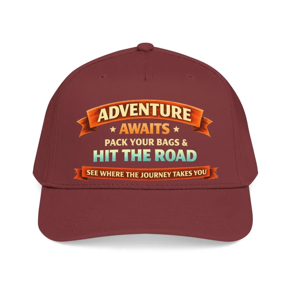 16766267279846332500_2048.jpeg Baseball Cap - "Adventure Awaits-Pack Your Bags" Design Scenic-Line