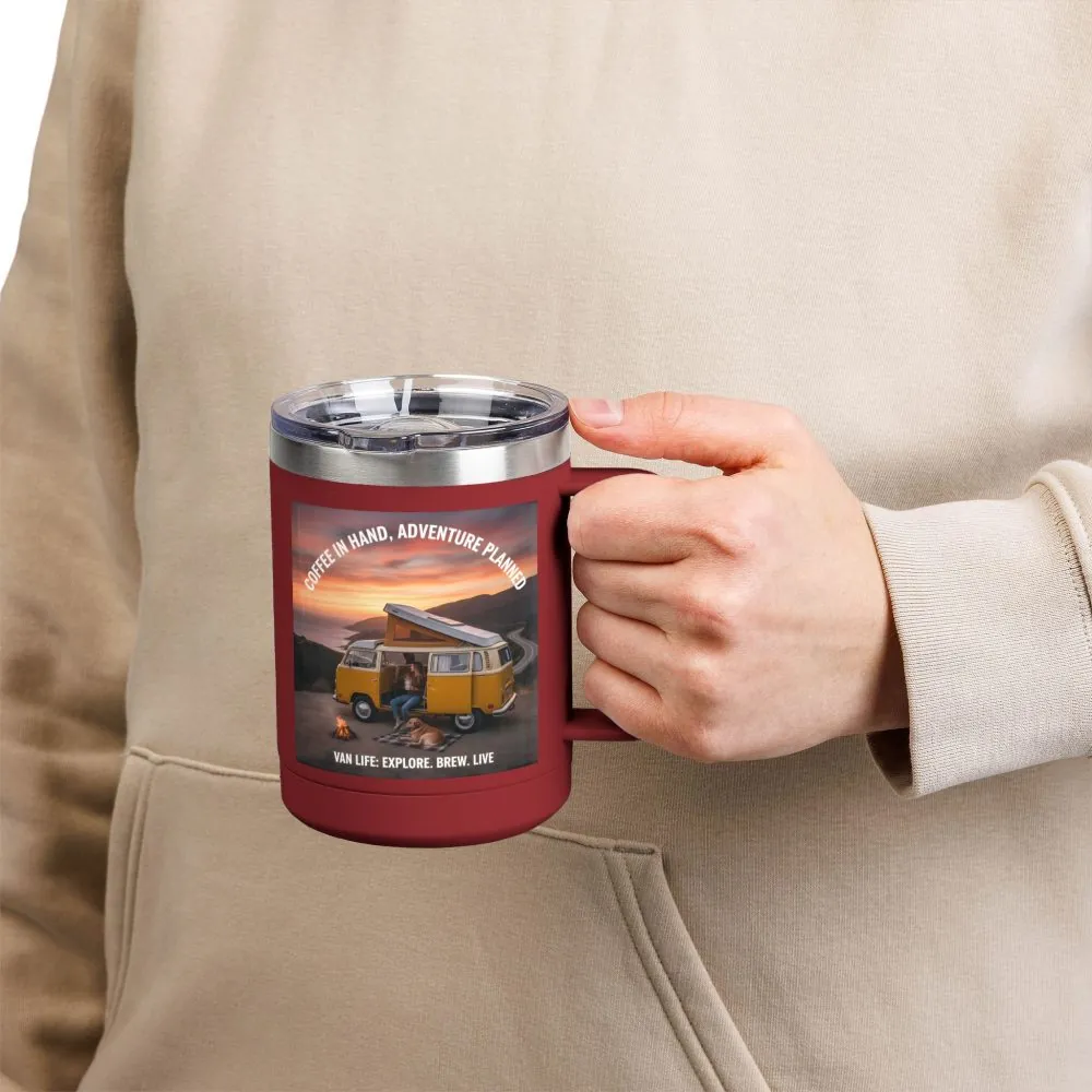 16781626371788430002_2048.jpeg Coffee Mug Tumbler, 15oz — "Coffee in Hand, Adventure Planned"