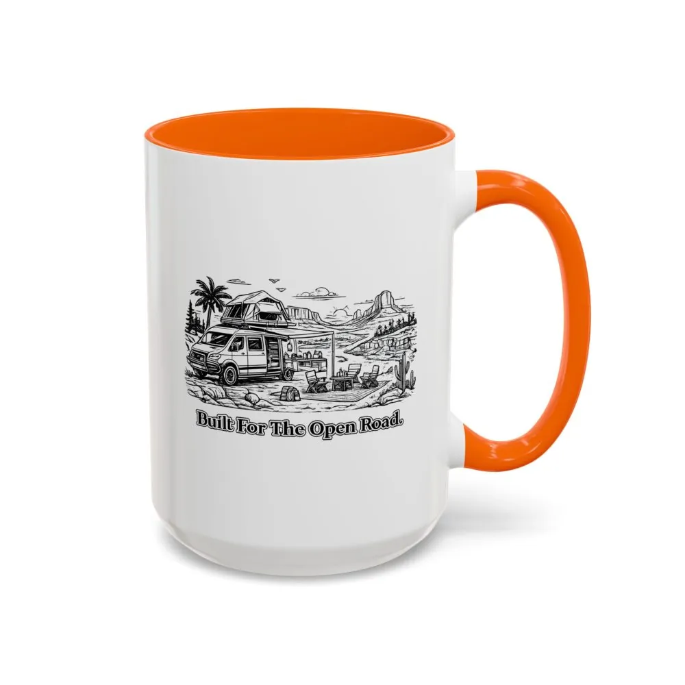 16796387669639308746_2048.jpeg Accent Coffee Mug (11, 15oz) — "Built For The Open Road" Design Minimal-Line