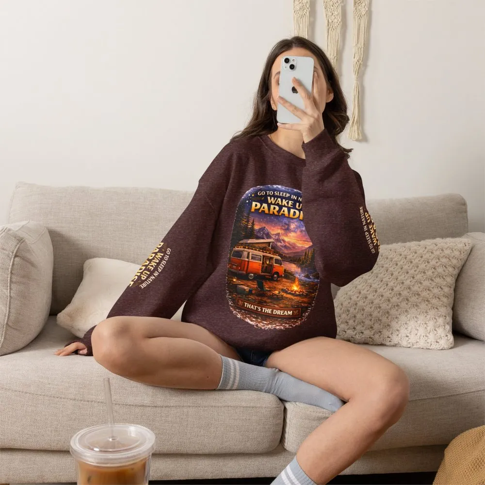 16798401423703277994_2048.jpeg Unisex Heavy Blend™ Crewneck Sweatshirt — "Go To Sleep Nature " Design Scenic-Line