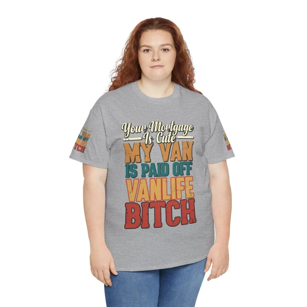 16799696370158029176_2048.jpeg Unisex Heavy Cotton Tee — "Your Mortgage Is Cute" Design F**K-Line