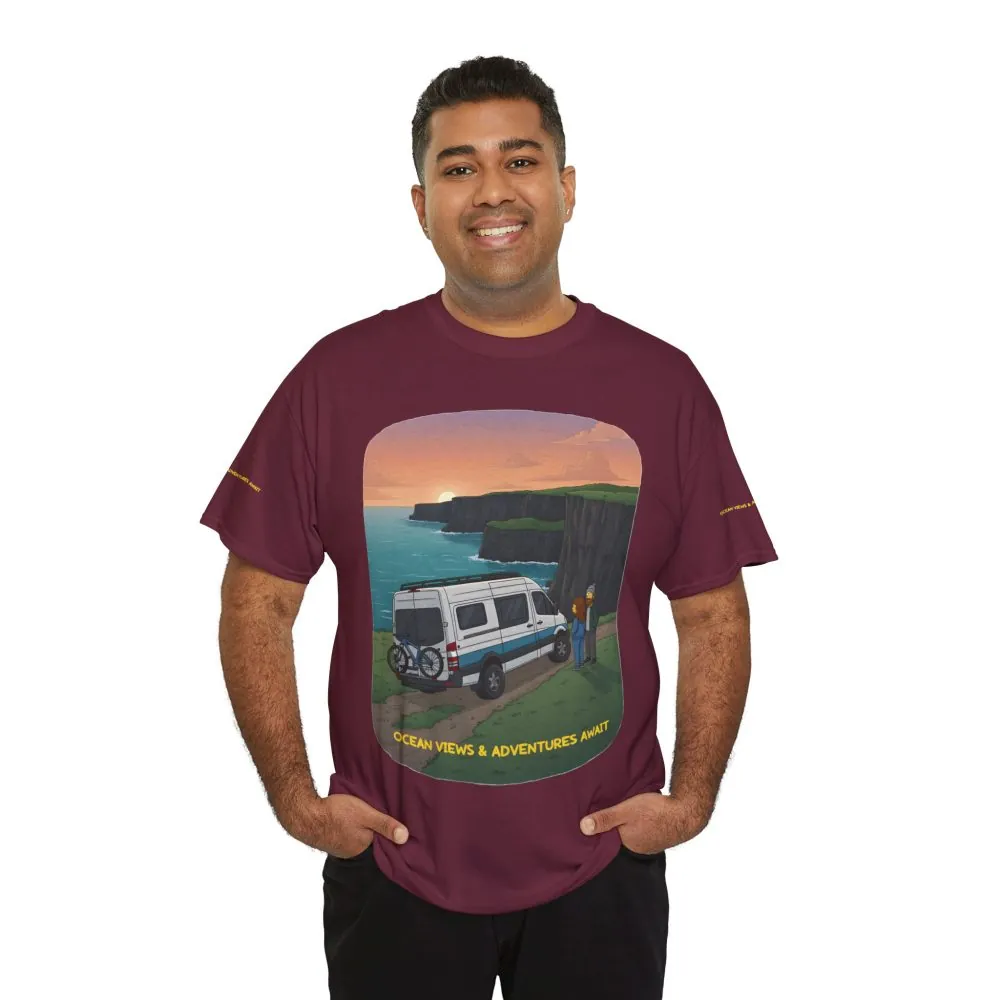 1680752078907986488_2048.jpeg Unisex Heavy Cotton Tee — "Ocean Views-Adventures Awaits" Design Sitcom-Line