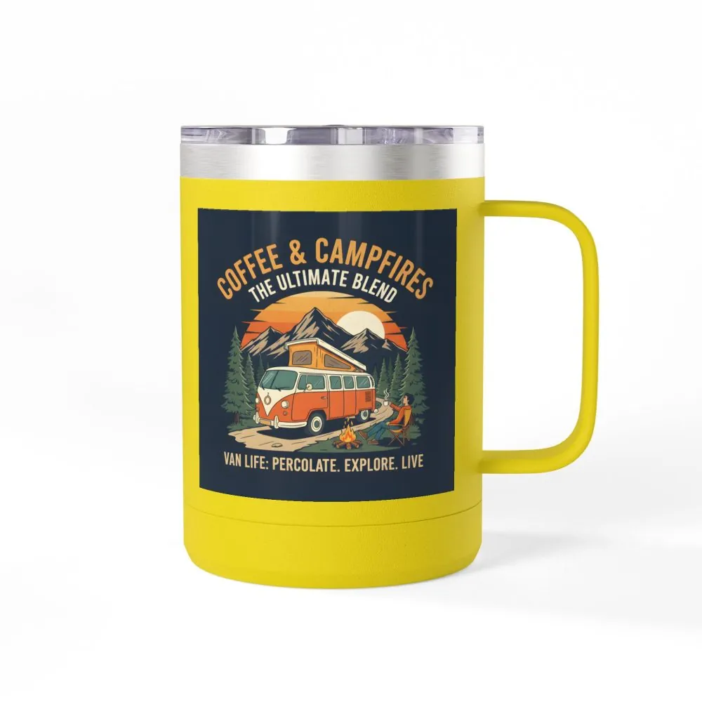 16817933678360814552_2048.jpeg Coffee Mug Tumbler, 15oz — “Coffee & Campfires: The Ultimate Blend”