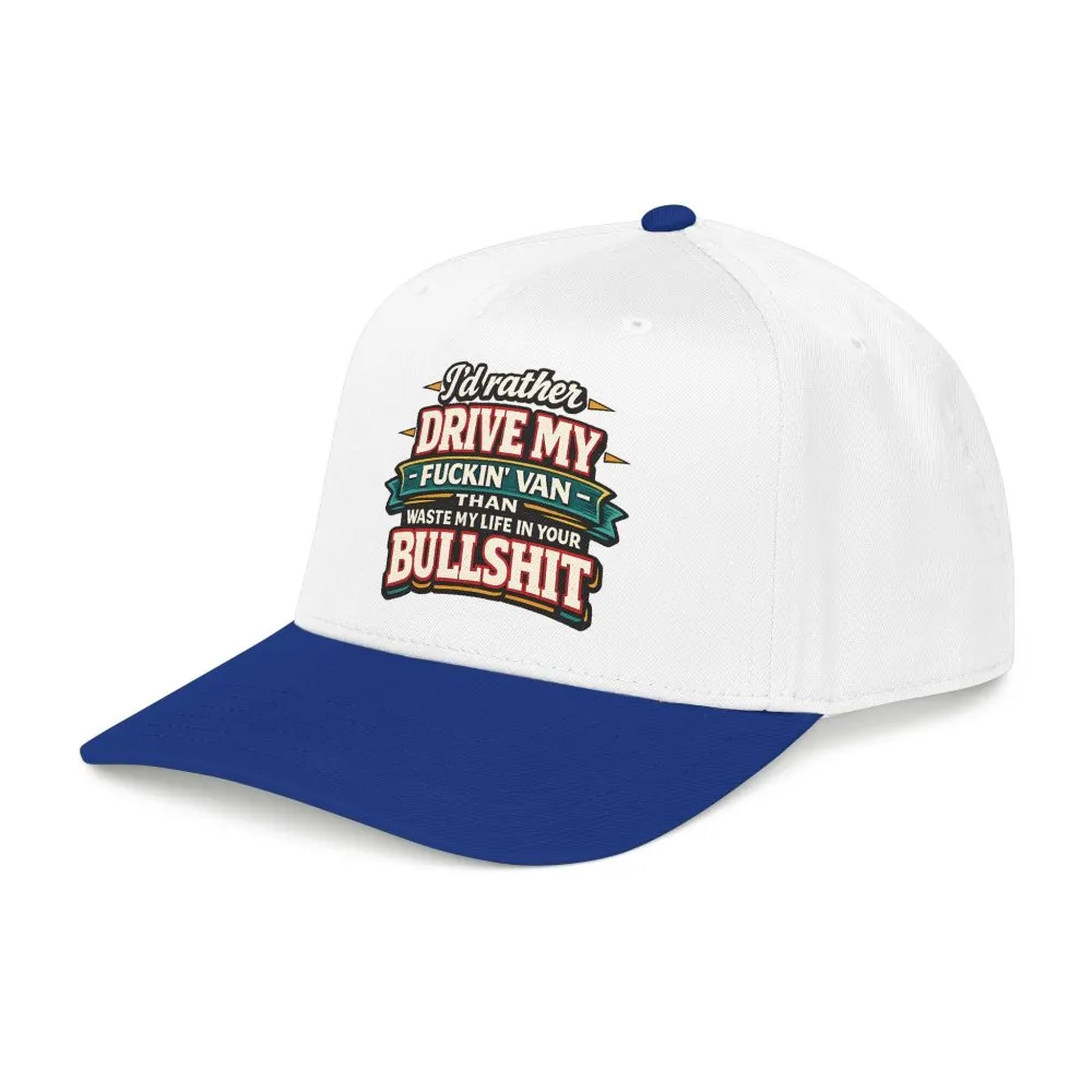Baseball Cap - "I´d Rather Drive My Fucking Van" Design F**K-Line