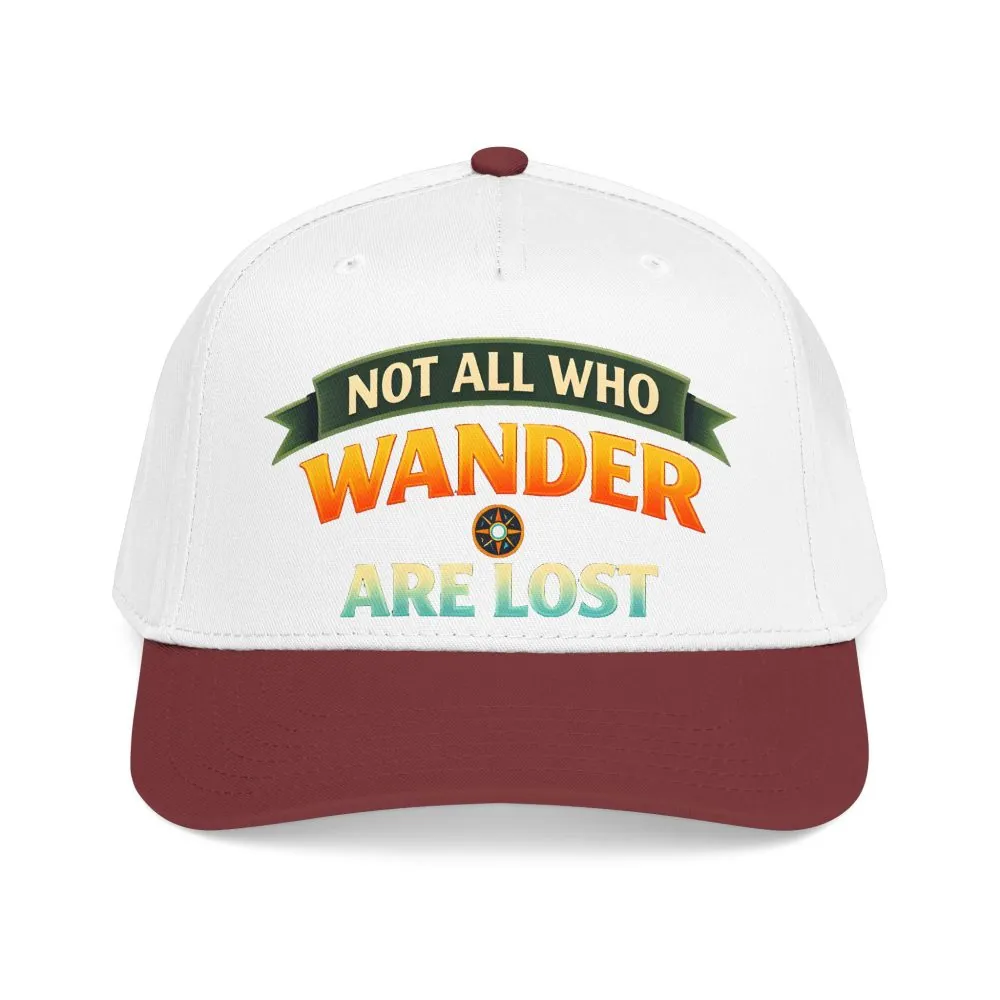 16833976824955630104_2048.jpeg Baseball Cap - "Not All Who Wander Are Lost" Design Scenic-Line
