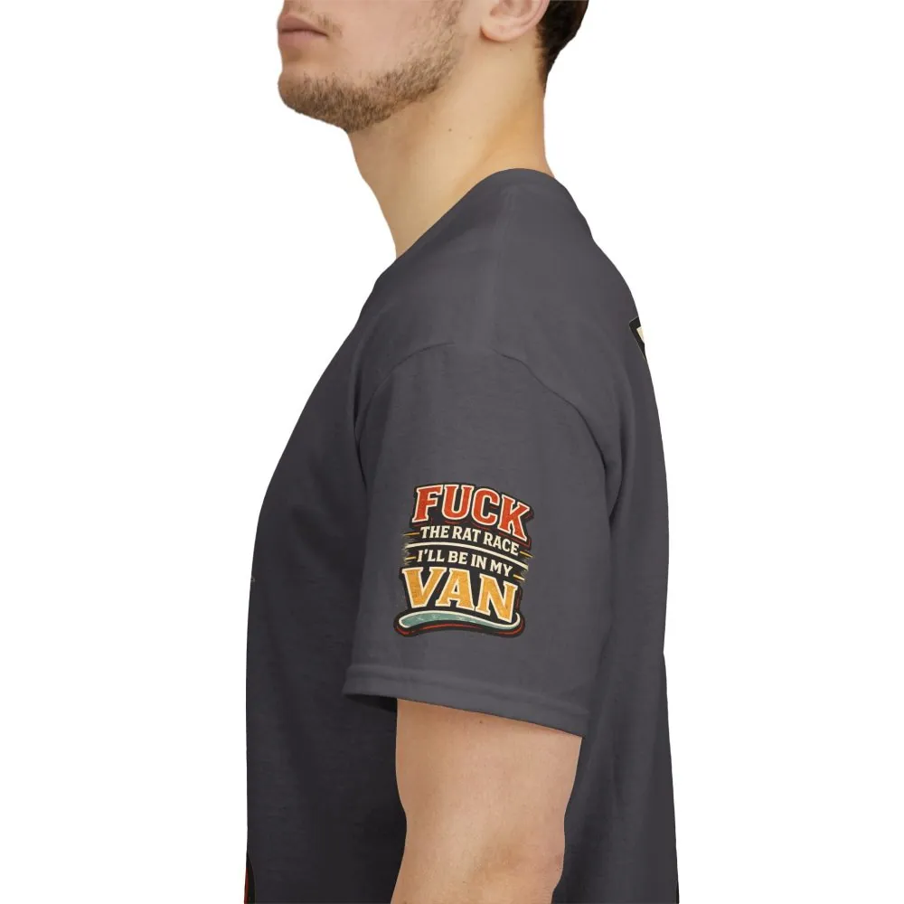 16836389329059526849_2048.jpeg Unisex Heavy Cotton Tee — "Fuck The Rat Race" Design F**K-Line
