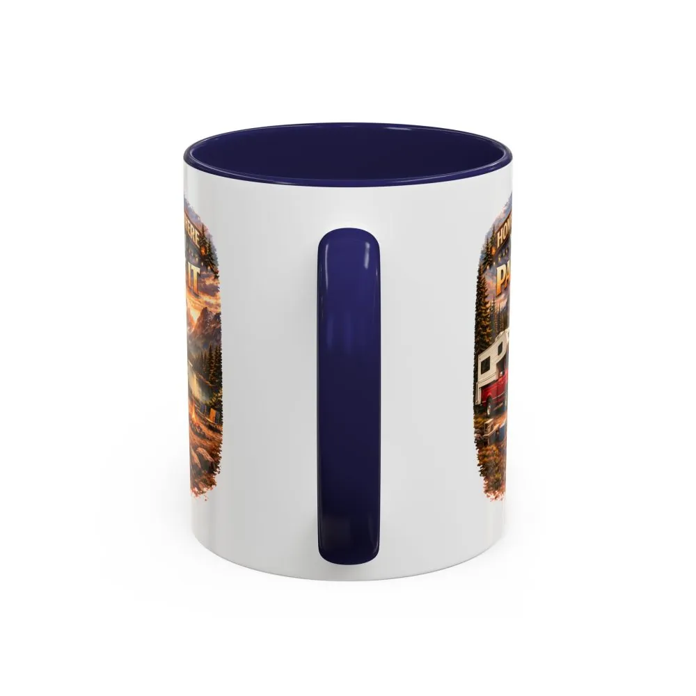 16861648624738818004_2048.jpeg Accent Coffee Mug (11, 15oz) — "Home Is Where You Park It" Design Scenic-Line