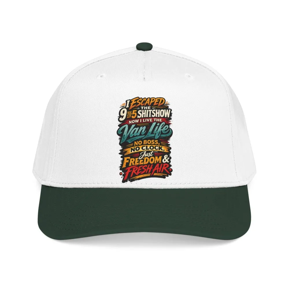 Baseball Cap - "I Escaped The 9 To 5" Design F**K-Line