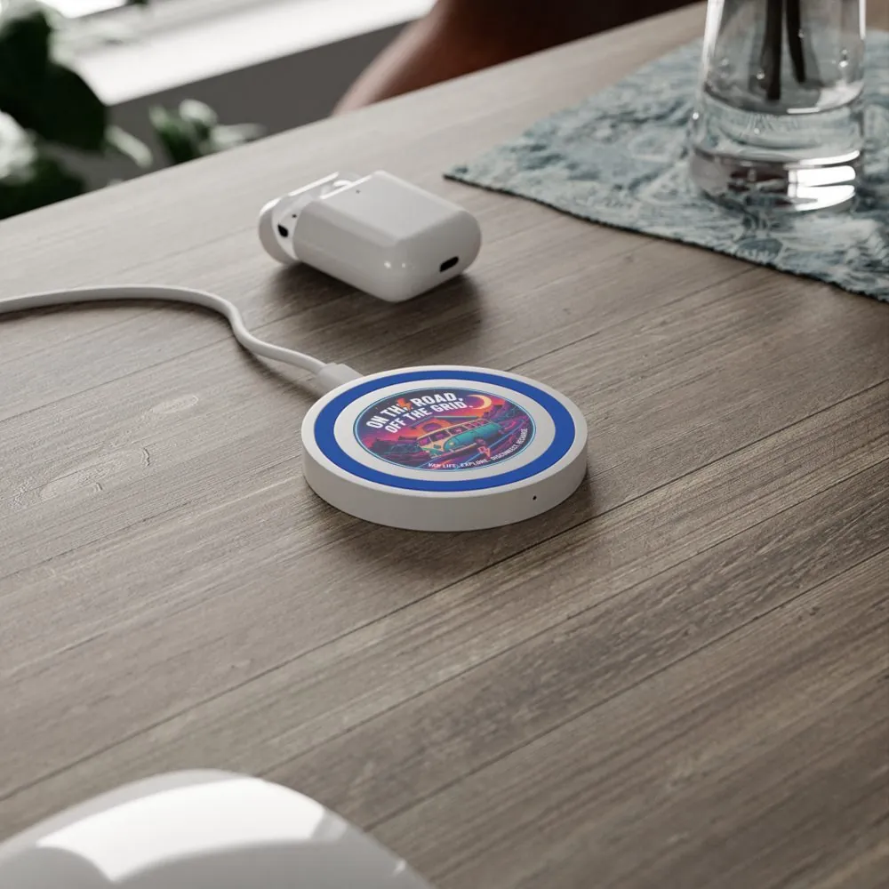 Wireless Charging Pad — "On the Road Off the Grid" Camper Van Adventure Qi Charger
