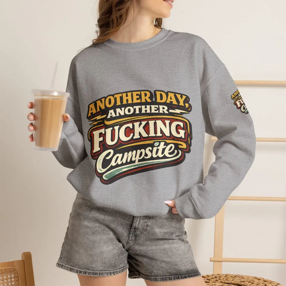 Unisex Heavy Blend™ Crewneck Sweatshirt — "Another Day" Design F**K-Line
