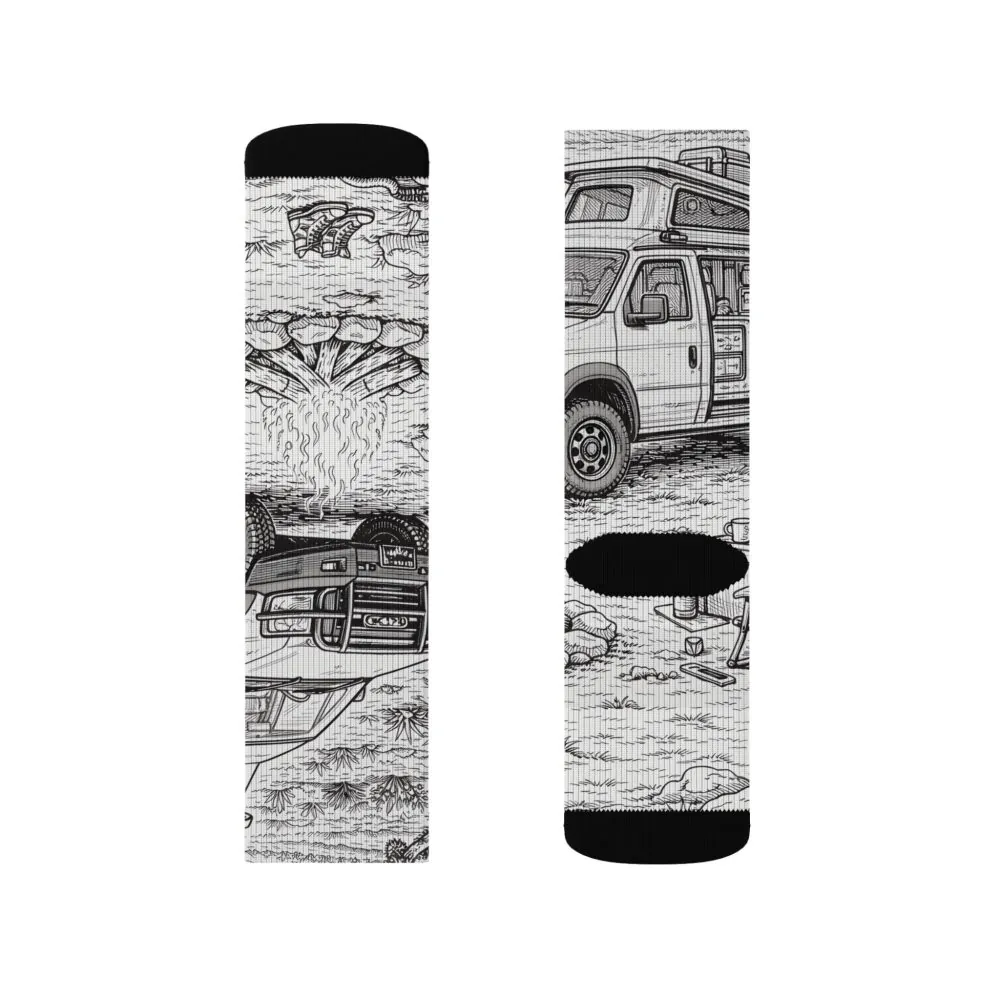 16902066840034754912_2048.jpeg Sublimation Socks — Retro Camper Roadtrip Crew Socks