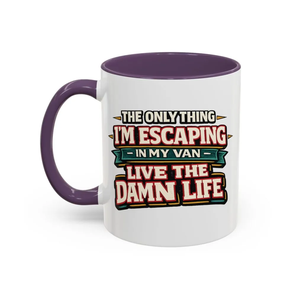 16902704060574666280_2048.jpeg Accent Coffee Mug (11, 15oz) — "The Only Thing I´m Escaping" Design F**K-Line