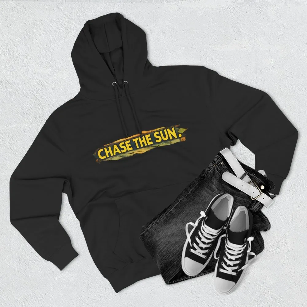 16941251475535145352_2048.jpeg Three-Panel Fleece Hoodie - "Chase The Sun" Design Cubic-Line