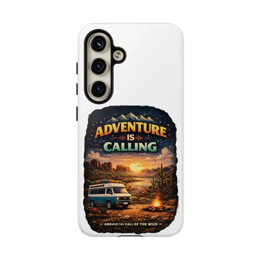 Phone Case — "Adventure Is Calling" (Design Scenic-Line)