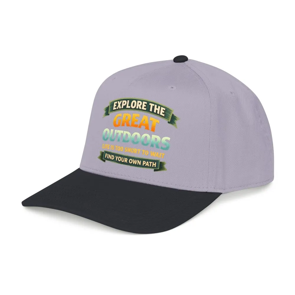 Baseball Cap - "Explore The Great Outdoors" Design Scenic-Line