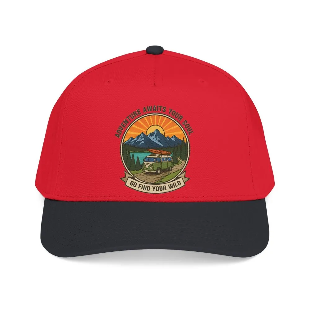 Baseball Cap — "Go Find Your Wild" Outdoor Patch