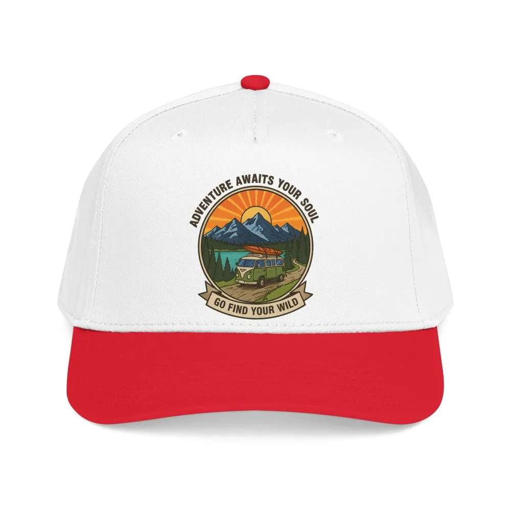 Baseball Cap — "Go Find Your Wild" Outdoor Patch