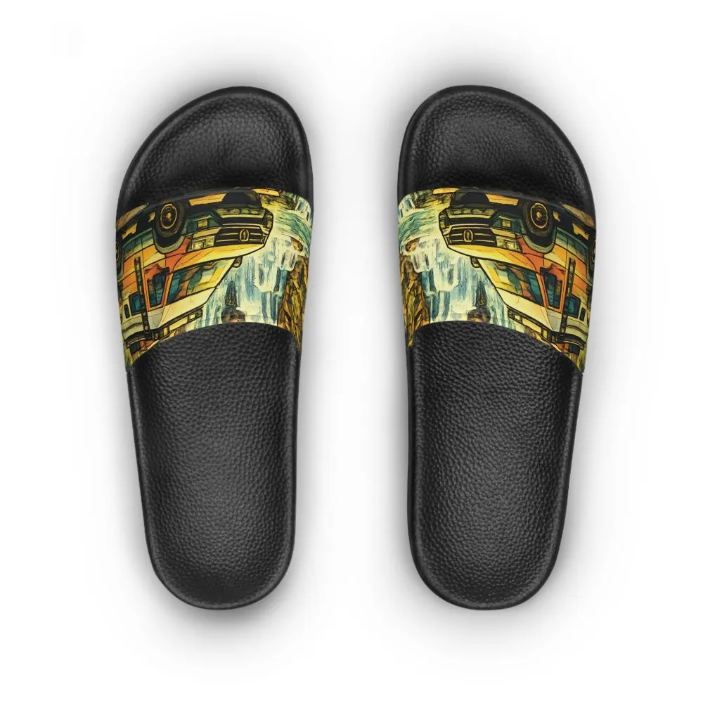 17062193479901648590_2048.jpeg Women's Slide Sandals - VW Camper Slides (Cubic-Line)