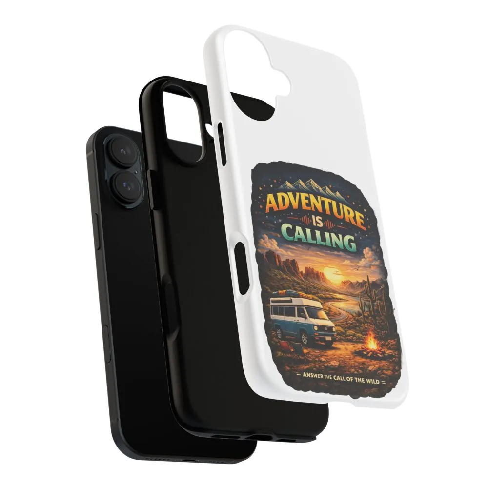 Phone Case — "Adventure Is Calling" (Design Scenic-Line)