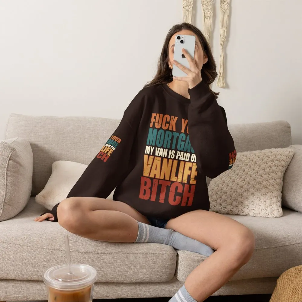 17088974580303678958_2048.jpeg Unisex Heavy Blend™ Crewneck Sweatshirt — "Fuck Your Mortgage" Design F**K-Line