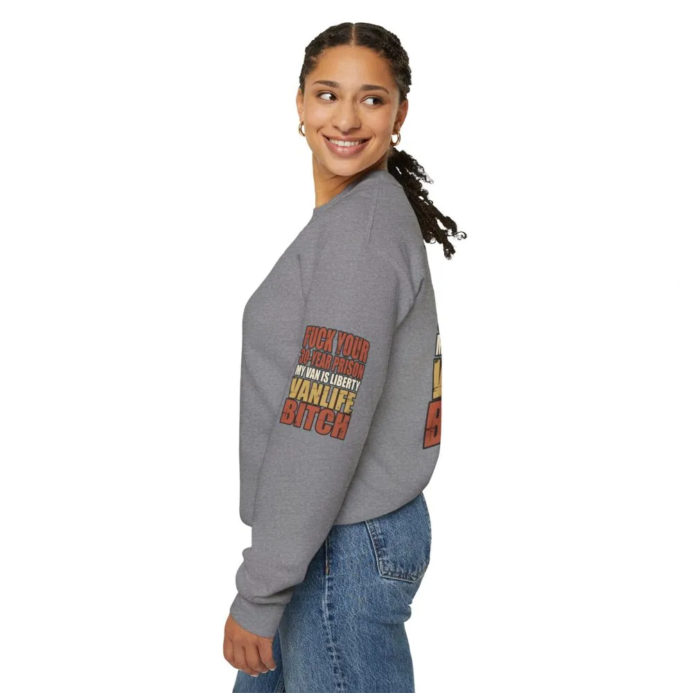 Unisex Heavy Blend™ Crewneck Sweatshirt — "Fuck Your 30 Year" Design F**K-Line