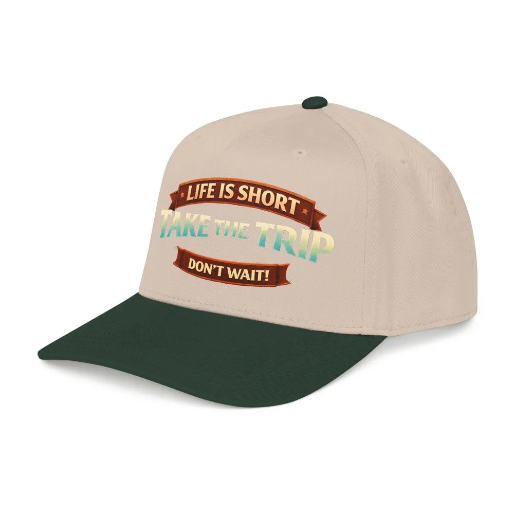 17096032593351581613_2048.jpeg Baseball Cap - "Live Is Short Take The Trip" Design Scenic-Line