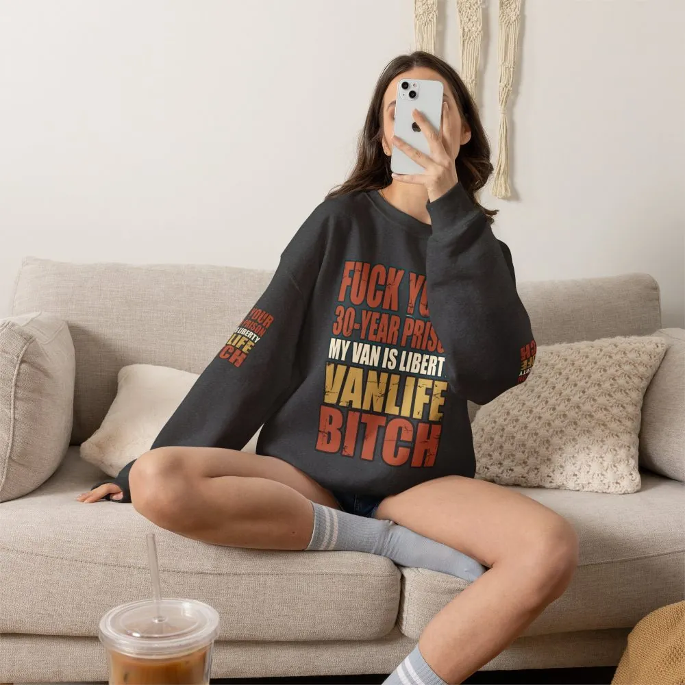 Unisex Heavy Blend™ Crewneck Sweatshirt — "Fuck Your 30 Year" Design F**K-Line