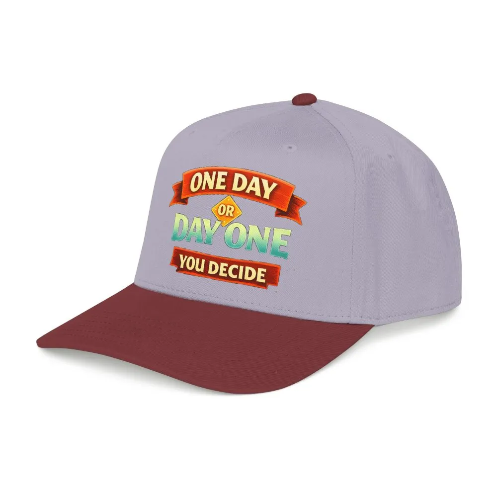 Baseball Cap - "One Day Or Day One" Design Scenic-Line