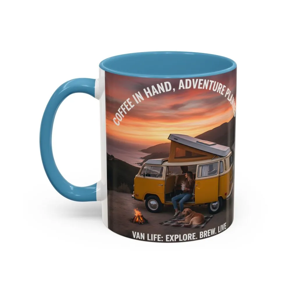 17126692276589130958_2048.jpeg Accent Coffee Mug (11, 15oz) - "Coffee in Hand, Adventure Planned"