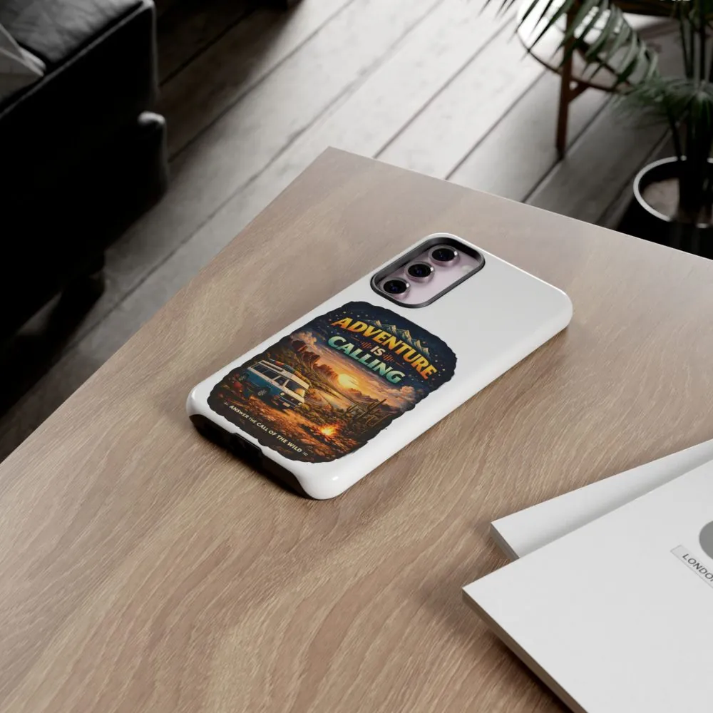 Phone Case — "Adventure Is Calling" (Design Scenic-Line)