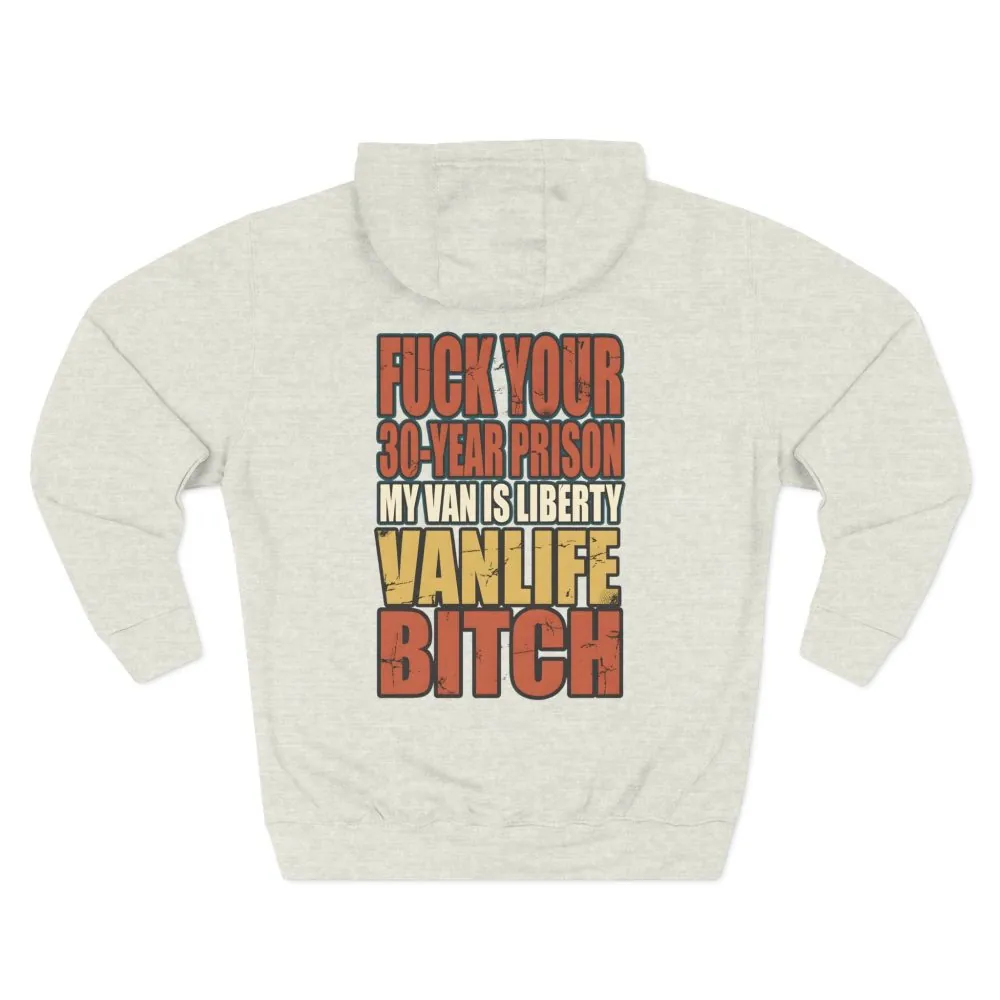 17179742909493743999_2048.jpeg Three-Panel Fleece Hoodie - "Fuck Your 30 Year" Design F**K-Line