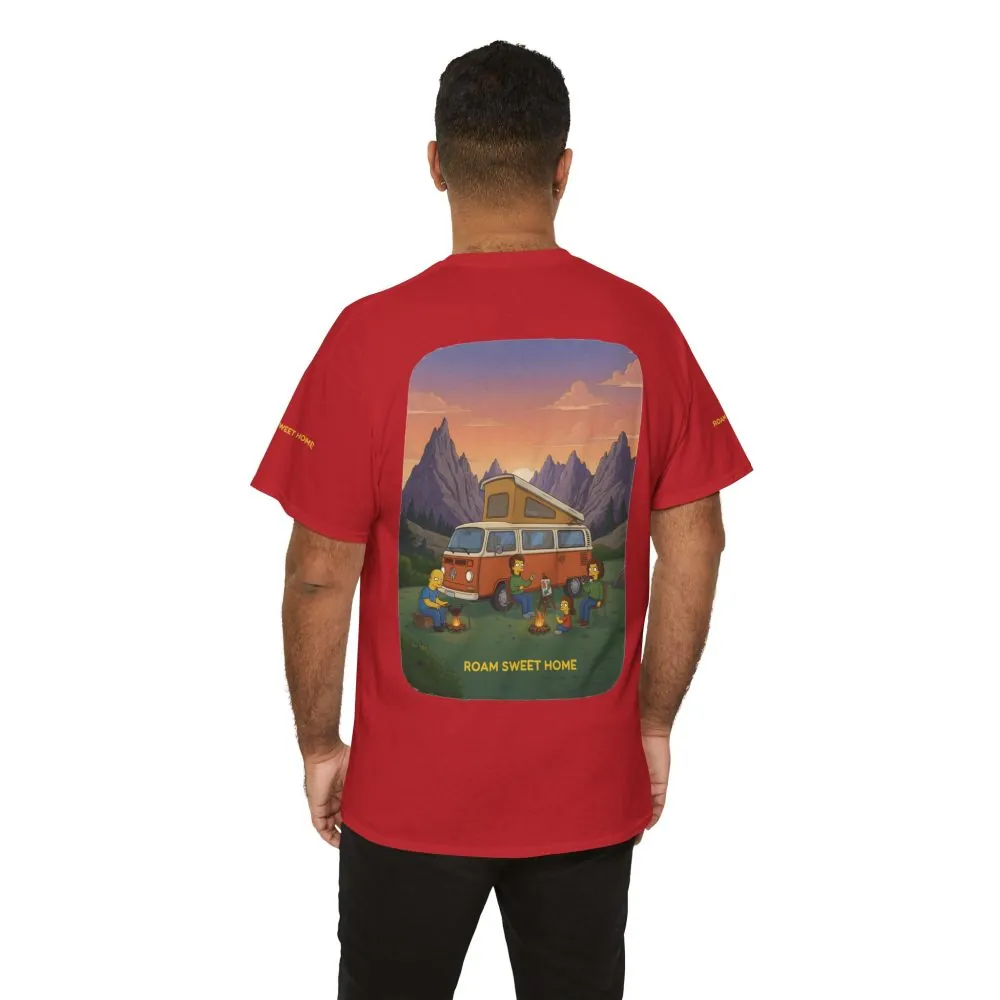 17183817370696430664_2048.jpeg Unisex Heavy Cotton Tee — "Roam Sweet Home" Design Sitcom-Line