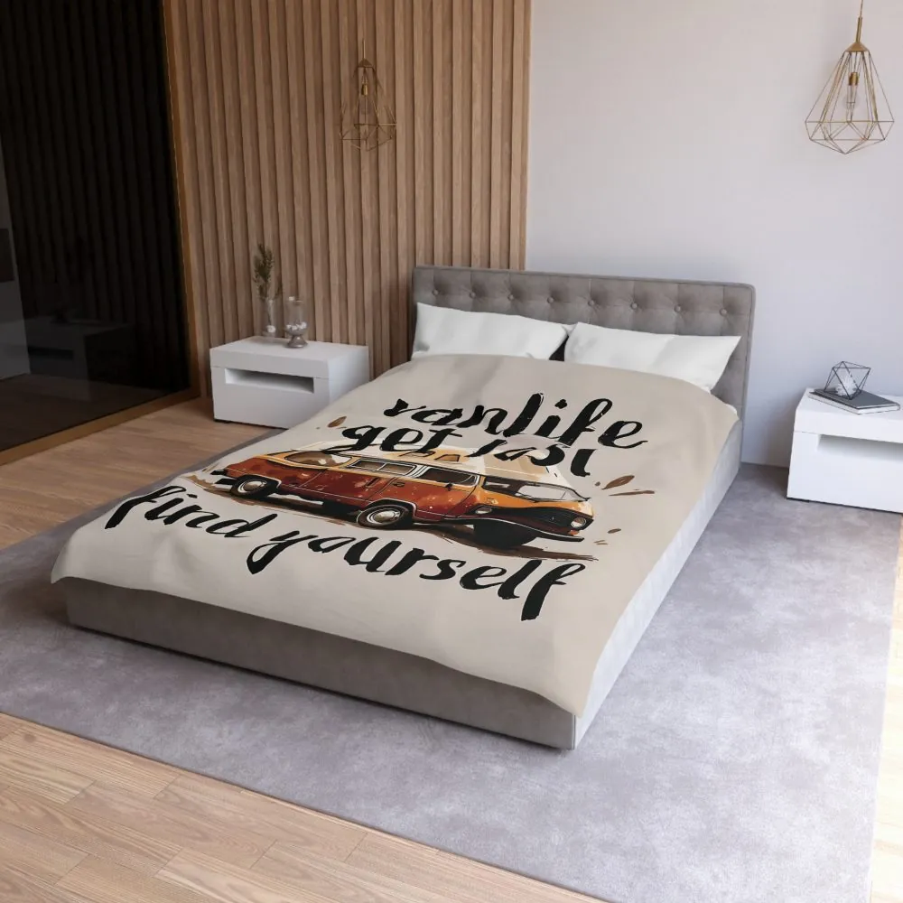 17229047944551838592_2048.jpeg Duvet Cover – “Vanlife Get Lost Find Yourself” Retro Camper Bedding