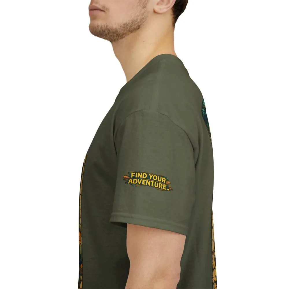 17237645640667045804_2048.jpeg Unisex Heavy Cotton Tee — "Find Your Adventure" Design Cubic-Line