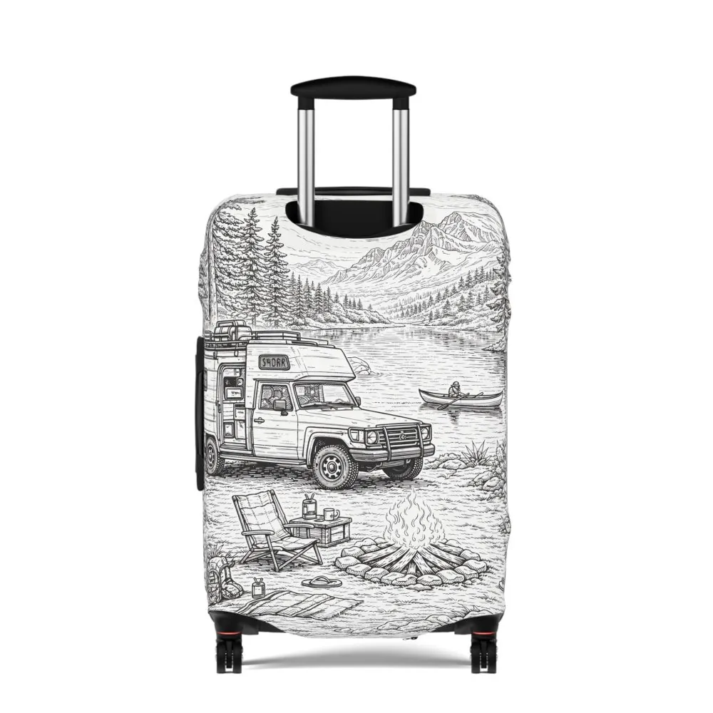 1723973664746302461_2048.jpeg Luggage Cover — Adventure Camper Sketch Travel Suitcase