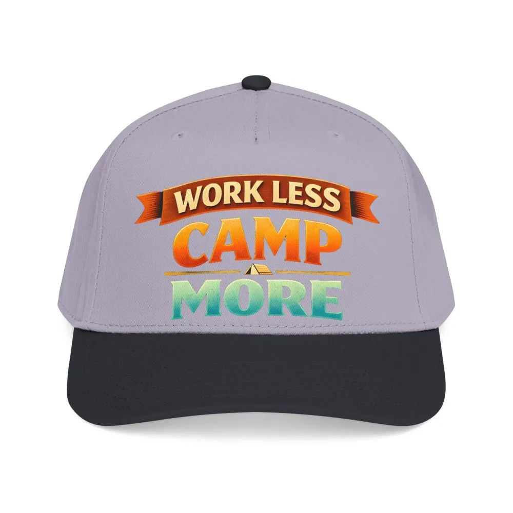 17239740523397386190_2048.jpeg Baseball Cap - "Work Less-Camp More" Design Scenic-Line
