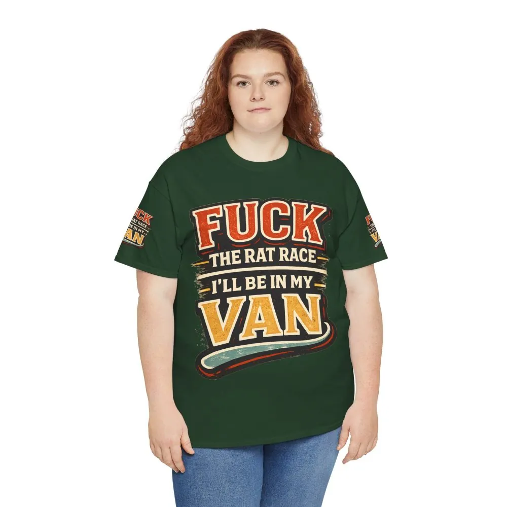 17268072776450579184_2048.jpeg Unisex Heavy Cotton Tee — "Fuck The Rat Race" Design F**K-Line