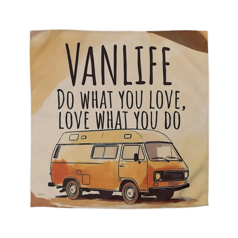 Duvet Cover – "Do What You Love, Love What You Do" Camper Comforter