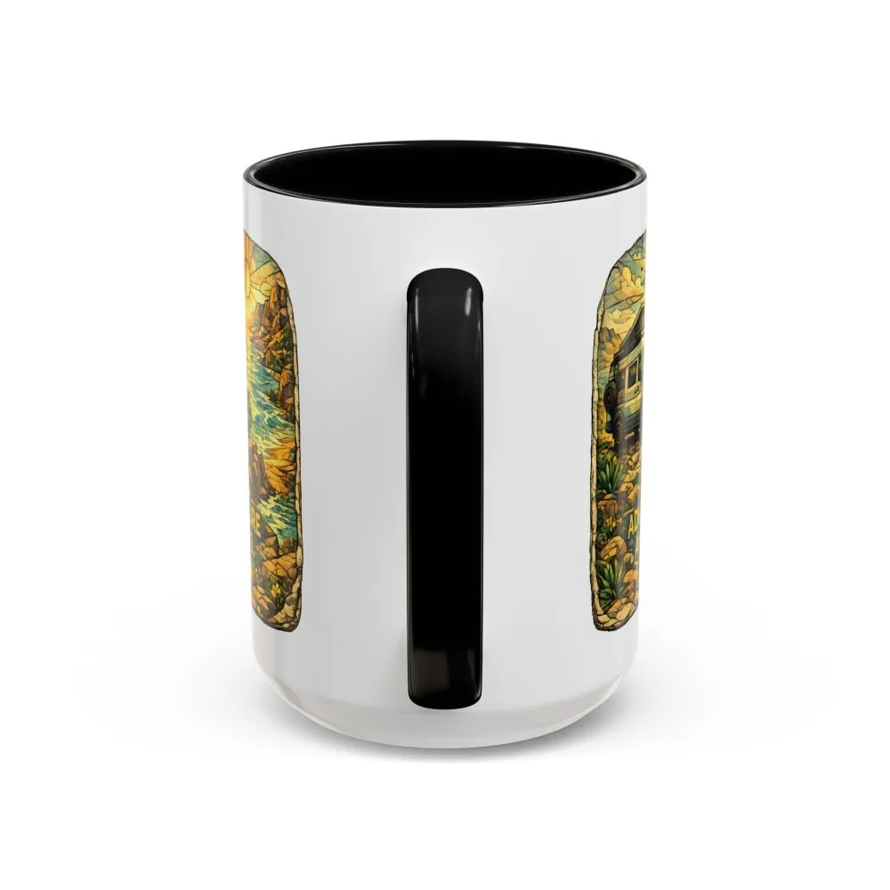 17287068151173529537_2048.jpeg Accent Coffee Mug (11, 15oz) — "Adventure Awaits" Design Cubic-Line