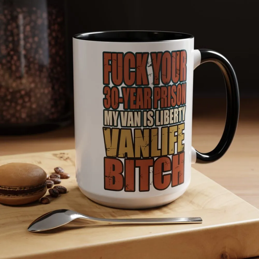 17287661567839819764_2048.jpeg Accent Coffee Mug (11, 15oz) — "Fuck Your 30 Year" Design F**K-Line