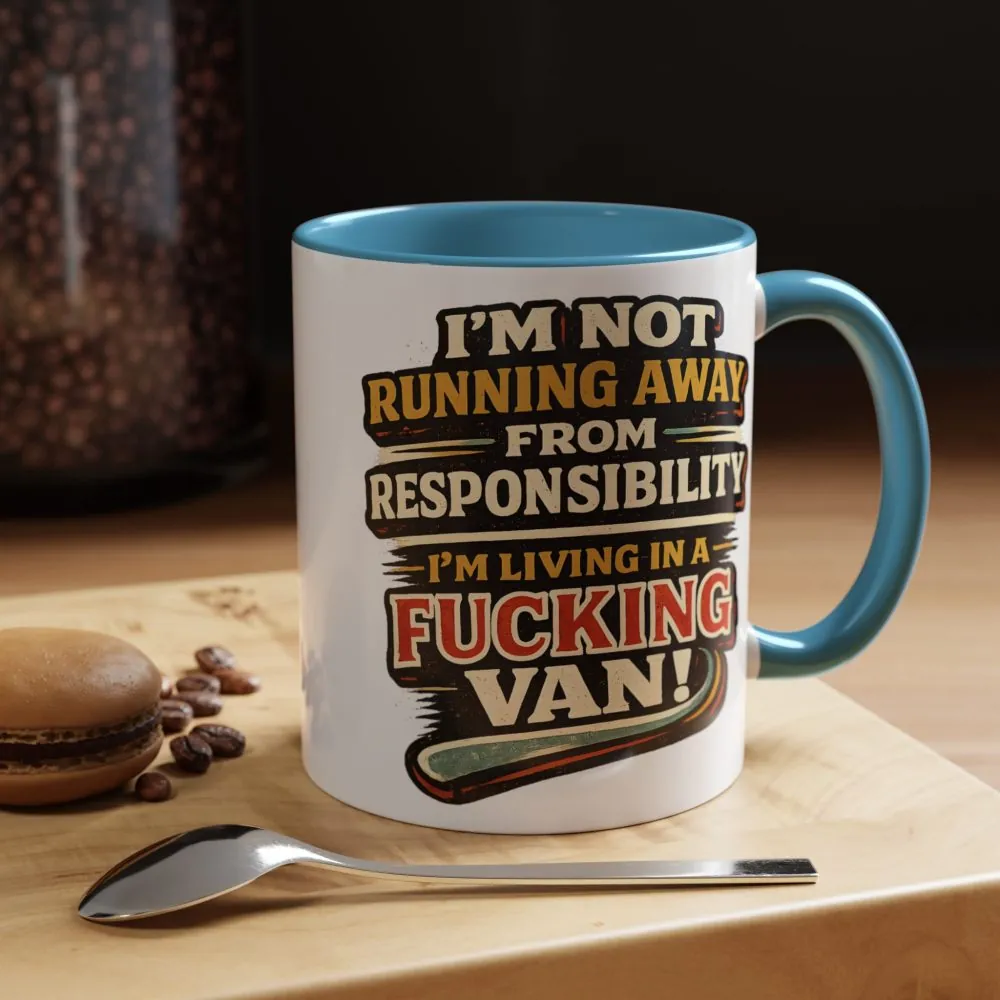 17301456641712254356_2048.jpeg Accent Coffee Mug (11, 15oz) — "I`m Not running Away" Design F**K-Line