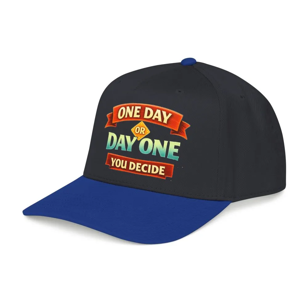 Baseball Cap - "One Day Or Day One" Design Scenic-Line