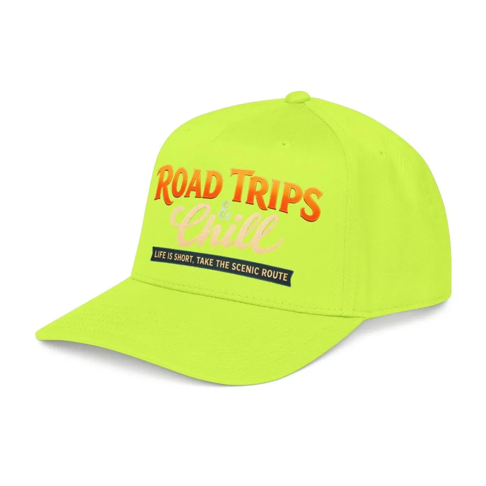 Baseball Cap - "Road Trips And Chill" Design Scenic-Line